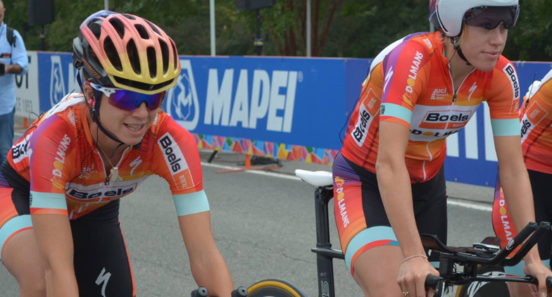 Evelyn Stevens cyclist with team Boels Dolmans