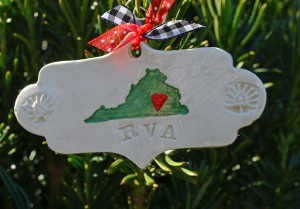 Holiday ornament Virginia RVA