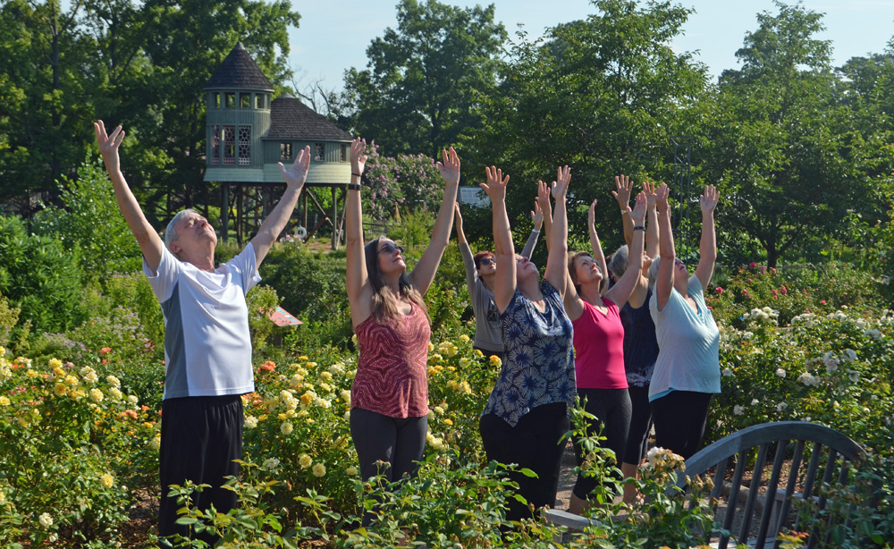 Namaste: Yoga in the Garden - Lewis Ginter Botanical Garden