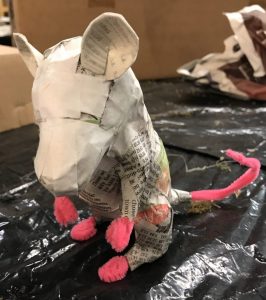 paper mache mouse