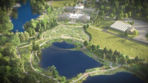 Rendering_Thrive Expansion_aerial view_Wick Lake